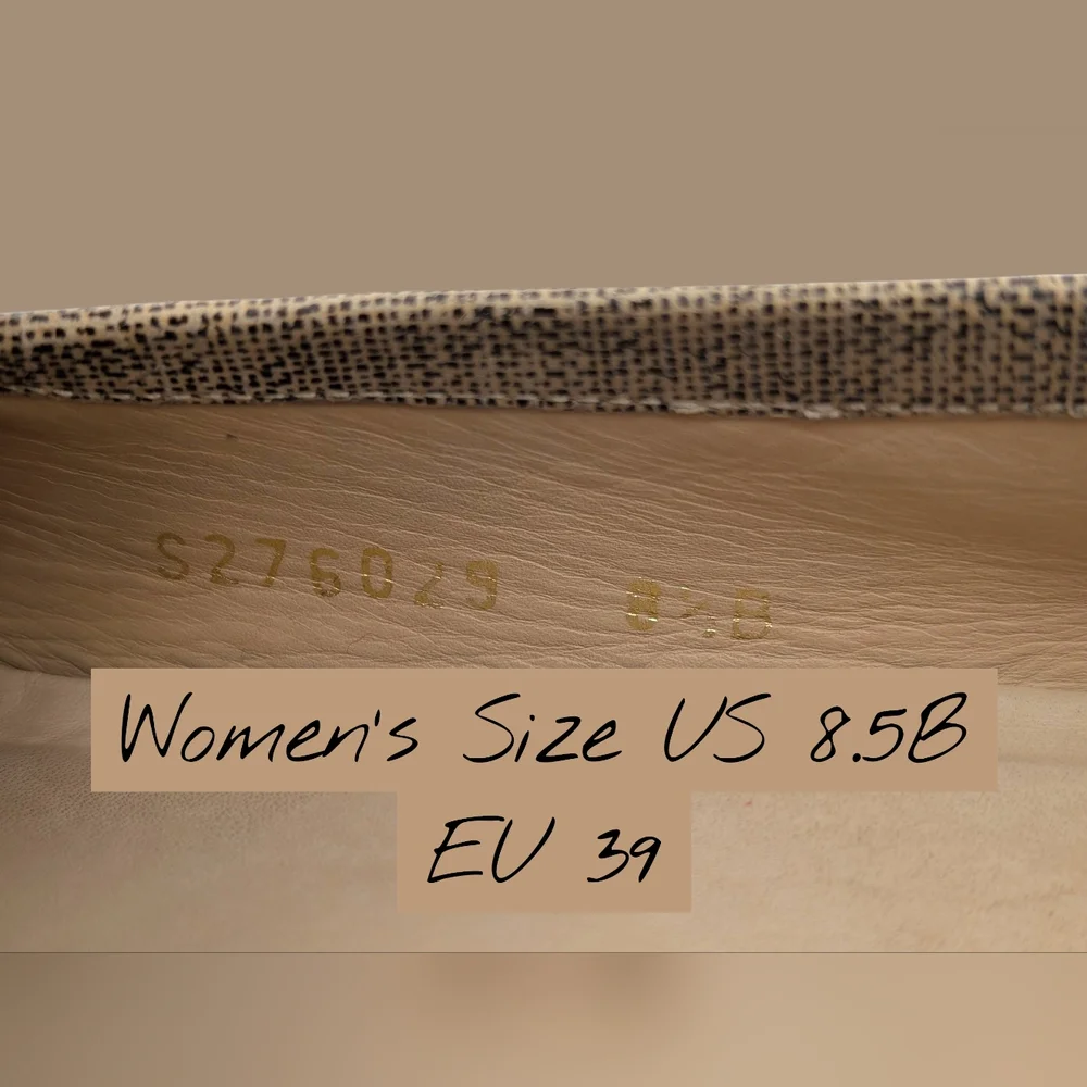 Stuart Weitzman Taube Woven Loafer Size 8.5 Wooden Beads Block Heel Square Toe - Picture 12 of 16